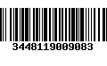 Código de Barras 3448119009083