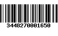 Código de Barras 3448270001650