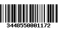 Código de Barras 3448550001172