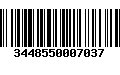 Código de Barras 3448550007037