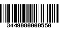 Código de Barras 3449080000550