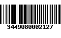 Código de Barras 3449080002127