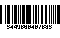 Código de Barras 3449860407883