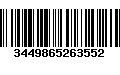 Código de Barras 3449865263552