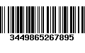 Código de Barras 3449865267895