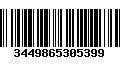 Código de Barras 3449865305399