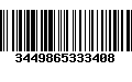 Código de Barras 3449865333408