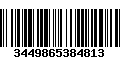 Código de Barras 3449865384813