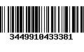 Código de Barras 3449910433381