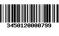 Código de Barras 3450120000799