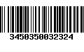 Código de Barras 3450350032324