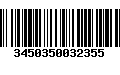 Código de Barras 3450350032355