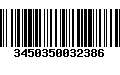 Código de Barras 3450350032386