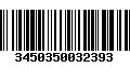 Código de Barras 3450350032393