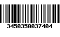 Código de Barras 3450350037404