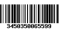 Código de Barras 3450350065599