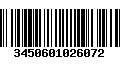 Código de Barras 3450601026072