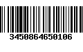 Código de Barras 3450864650106