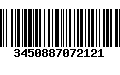 Código de Barras 3450887072121