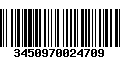 Código de Barras 3450970024709