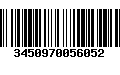 Código de Barras 3450970056052