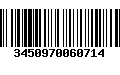 Código de Barras 3450970060714