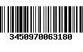 Código de Barras 3450970063180