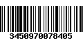 Código de Barras 3450970078405