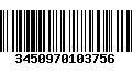 Código de Barras 3450970103756