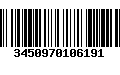 Código de Barras 3450970106191