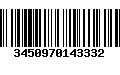 Código de Barras 3450970143332