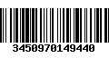 Código de Barras 3450970149440