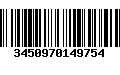 Código de Barras 3450970149754