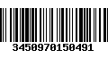 Código de Barras 3450970150491