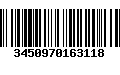 Código de Barras 3450970163118