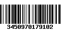 Código de Barras 3450970179102