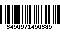 Código de Barras 3450971450385