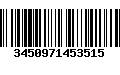 Código de Barras 3450971453515