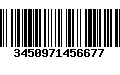 Código de Barras 3450971456677