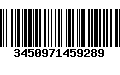 Código de Barras 3450971459289