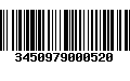 Código de Barras 3450979000520