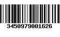 Código de Barras 3450979001626