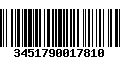 Código de Barras 3451790017810