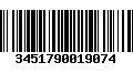 Código de Barras 3451790019074