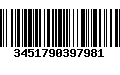 Código de Barras 3451790397981