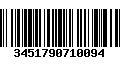 Código de Barras 3451790710094