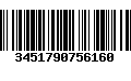 Código de Barras 3451790756160