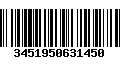 Código de Barras 3451950631450