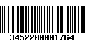 Código de Barras 3452200001764