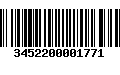 Código de Barras 3452200001771